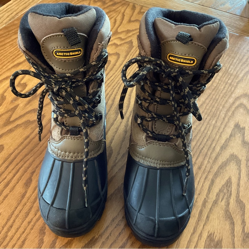 Arctic Shield Waterproof Insulated Boots, Boys Sz 3